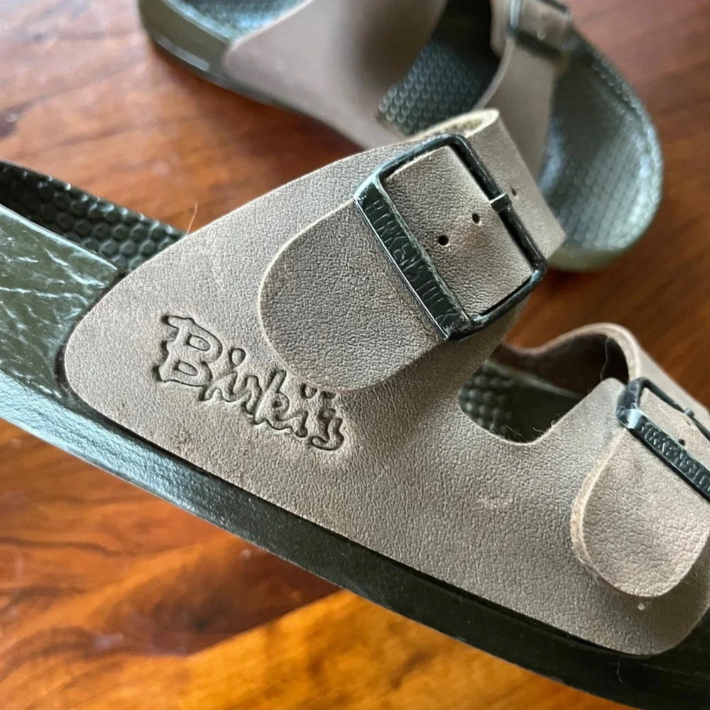 Birkenstock Arizona‎ Two Strap Sandals Women's Size 6 Taupe Brown